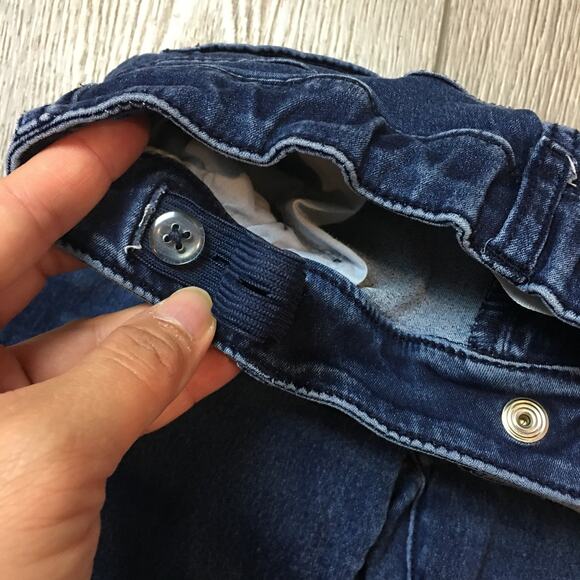 Janie & Jack Denim Girls Skinny size 6 dark - Picture 4 of 8